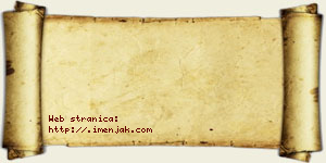 Angelina Pejaković vizit kartica